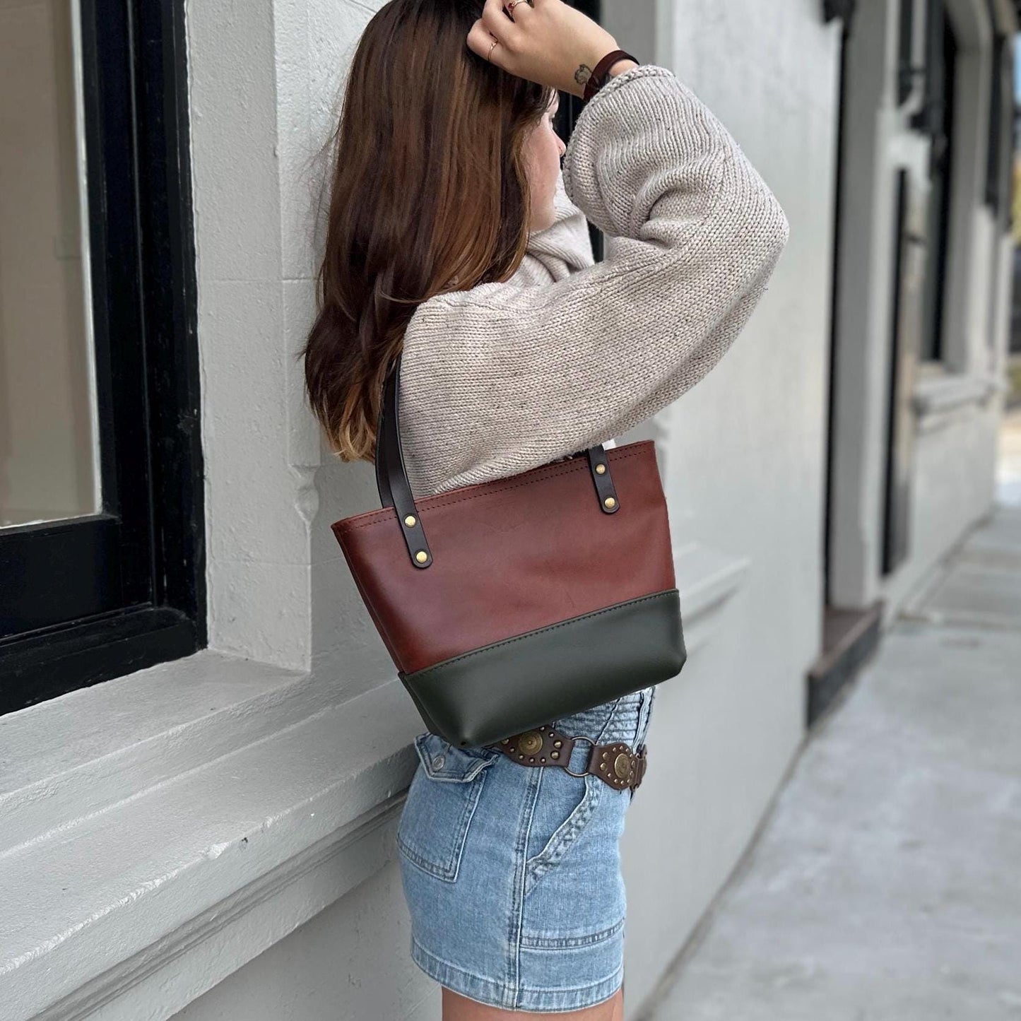 Salina Tote- Two Tone