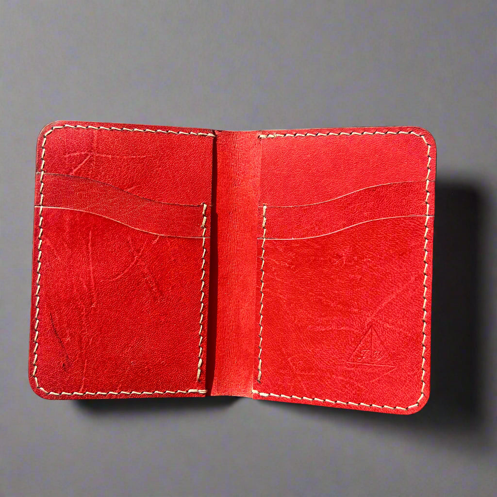 Kangaroo Vertical Card Wallet Rose