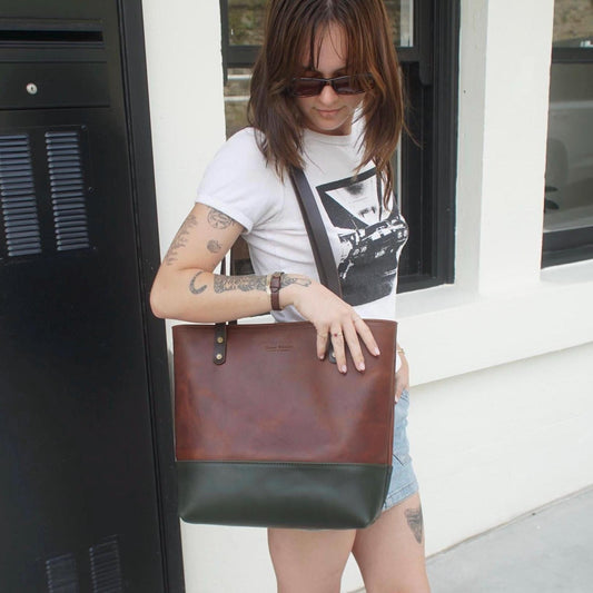 Elba Tote - Two Tone