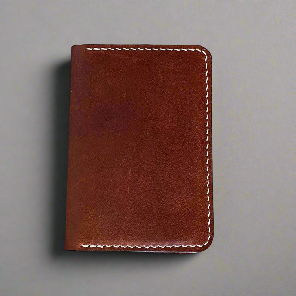 Kangaroo Vertical Card Wallet Whiskey