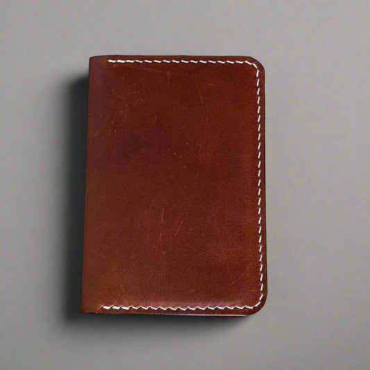 Kangaroo Vertical Card Wallet Whiskey