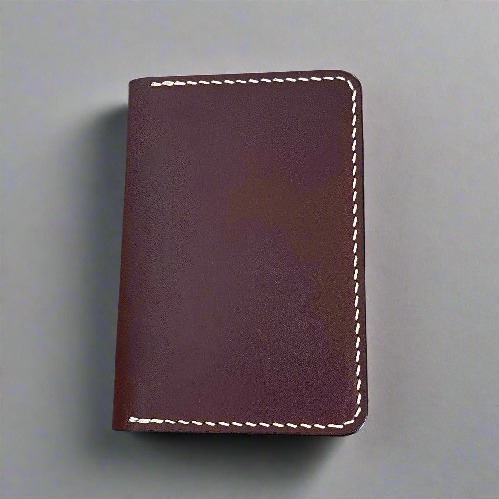 Kangaroo Vertical Card Wallet Brandy