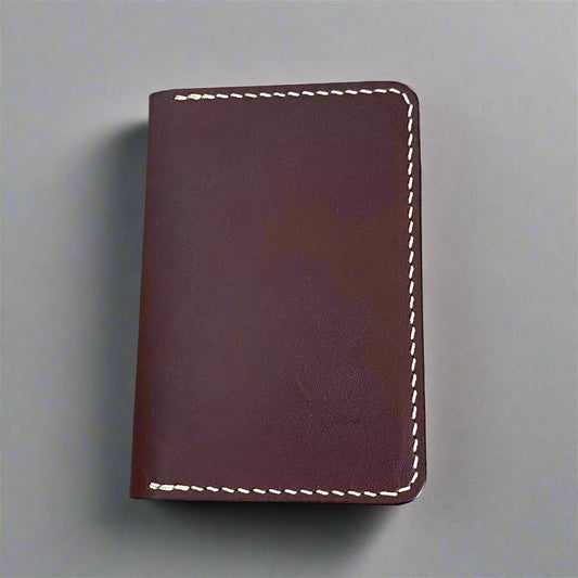 Kangaroo Vertical Card Wallet Brandy