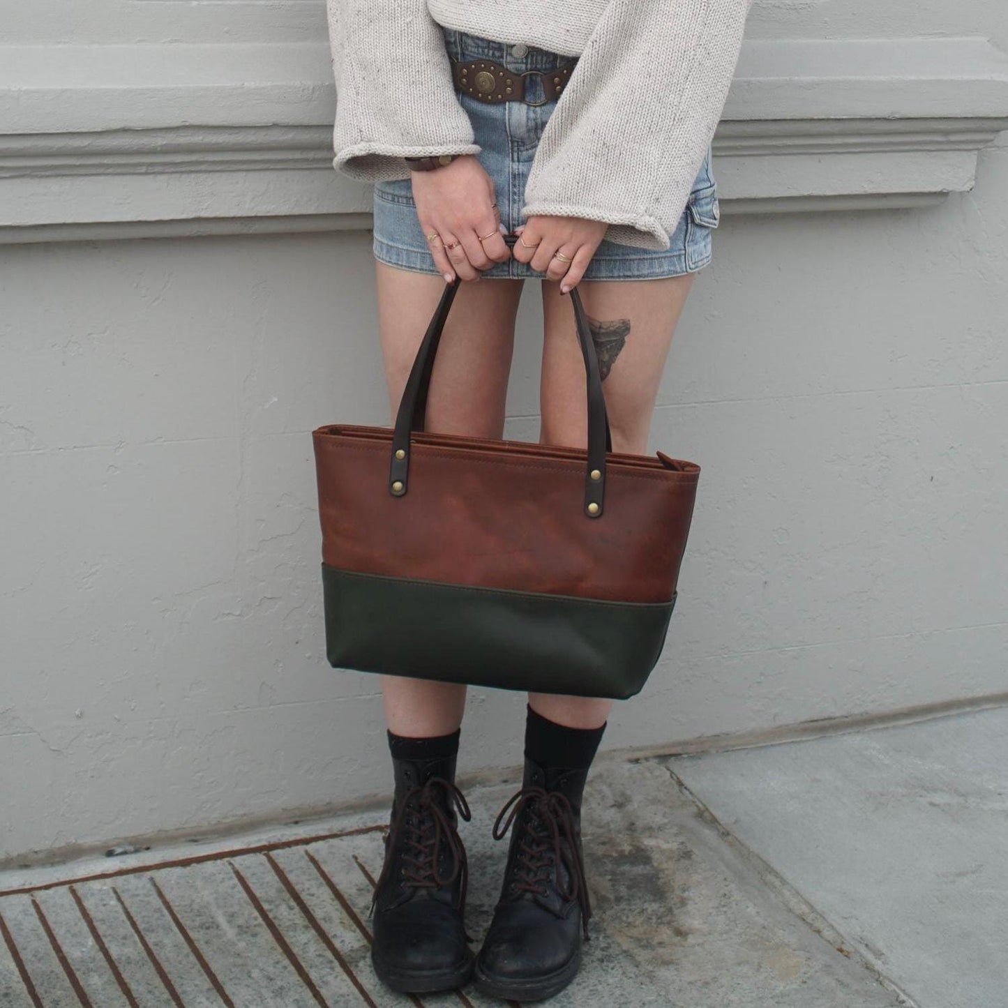 Lipari Tote - Two Tone