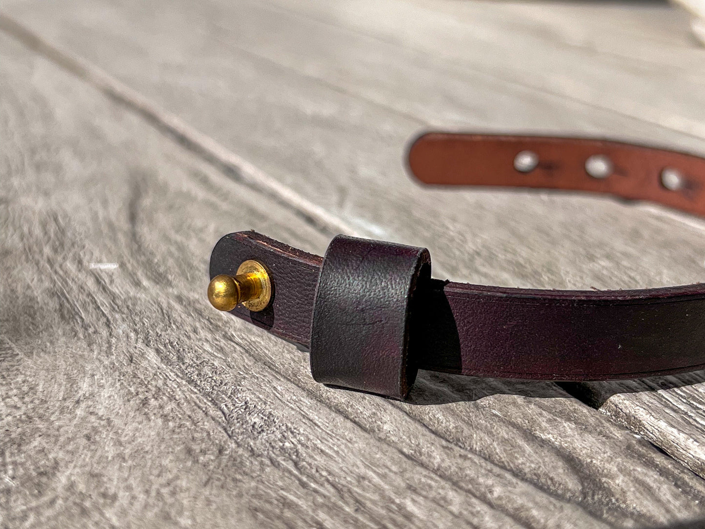 Celtic Leather Bracelet