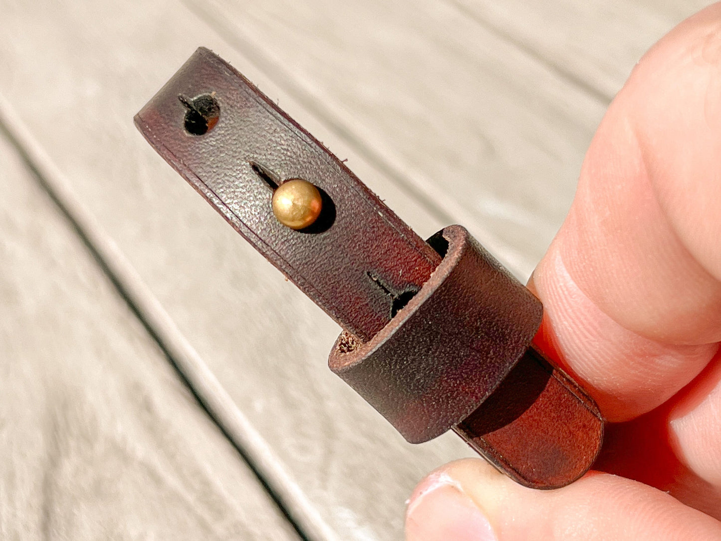 Celtic Leather Bracelet
