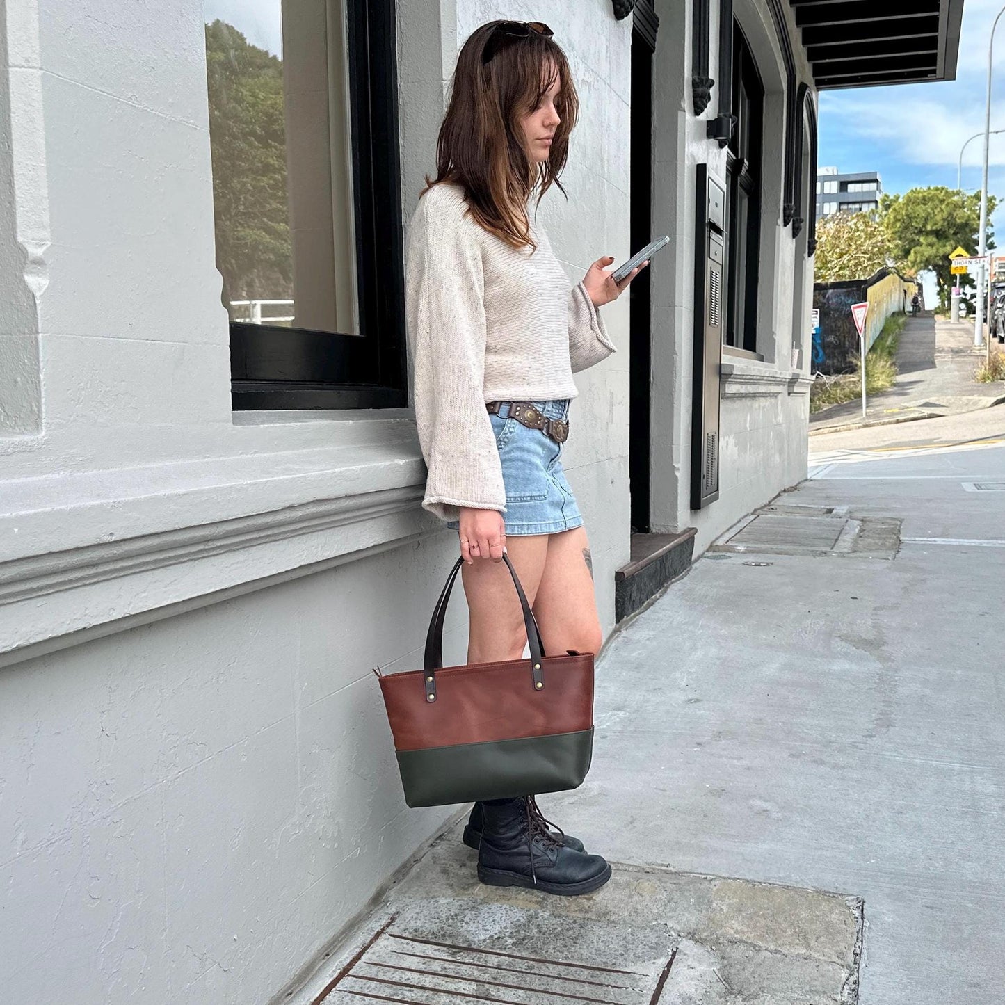 Lipari Tote - Two Tone